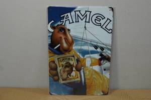 lot 153 image: Novelty Metal Sign -Camel