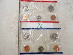 lot 70 image: PARTIAL 1987 PROOF COIN SET
