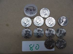 lot 80 image: 11) 2006P KENNEDY HALF DOLLARS NIFC COLLECTORS ONLY COINS