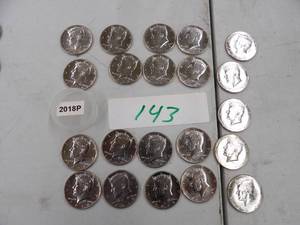 lot 143 image: 21) 2018P KENNEDY HALF DOLLARS NIFC COLLECTORS ONLY COINS