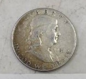 lot 170 image: 1951 BENJAMIN HALF DOLLAR 90% SILVER