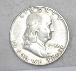 lot 175 image: 1952 BENJAMIN HALF DOLLAR 90% SILVER