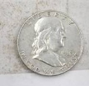 lot 184 image: 1963D BENJAMIN HALF DOLLAR 90% SILVER
