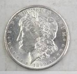 lot 201 image: 1899O $1 MORGAN DOLLAR 90% SILVER