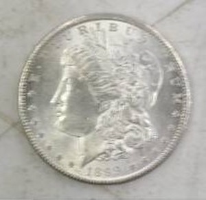 lot 202 image: 1899O $1 MORGAN DOLLAR 90% SILVER