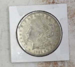 lot 205 image: 1921D $1 MORGAN DOLLAR 90% SILVER