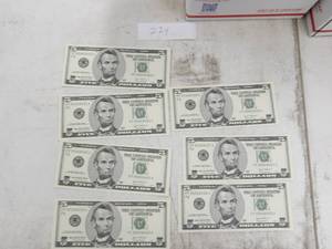 lot 224 image: 7)  2003A $5 BILLS IN SEQUENTIAL ORDER