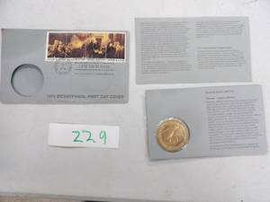 lot 229 image: 1976 BICENTENIAL FIRST DAY COVER