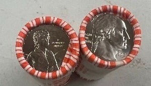 lot 2 image: 2 COMPLETE QUARTER ROLLS FROM MINT 2022D DR. SALLY RIDE