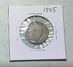 lot 22 image: 1905 LIBERTY HEAD NICKEL