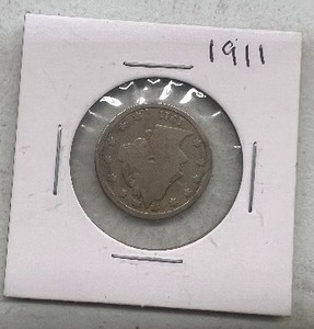 lot 24 image: 1911 LIBERTY HEAD NICKEL
