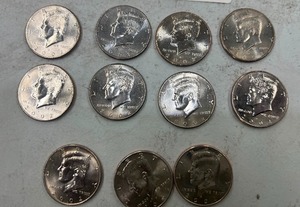 lot 27 image: 11) 2002D KENNEDY HALF DOLLARS NIFC COLLECTORS ONLY COINS