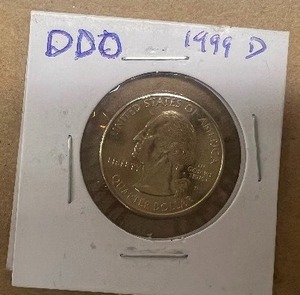 lot 30 image: 1999D DDO CONNECTICUT QUARTER