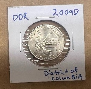 lot 34 image: 2009D DDR DISTRICT OF COLUMBIA ERROR QUARTER