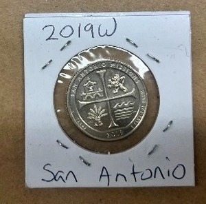 lot 36 image: 2019W SAN ANTONIO QUARTER