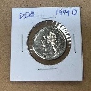 lot 44 image: 1999D DDO CONNECTICUT QUARTER