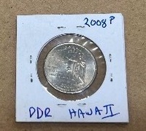 lot 46 image: 2008P DDR HAWAII QUARTER