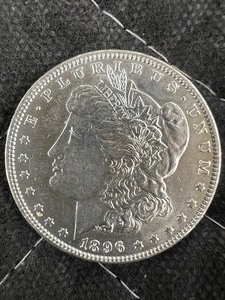 lot 199 image: 1896 $1 MORGAN DOLLAR 90% SILVER