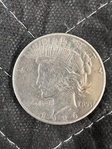 lot 203 image: 1926S $1 PEACE DOLLAR 90% SILVER