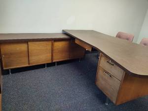 lot 12 image: Executive MCM Desk  Storage