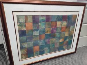 lot 31 image: Large Framed Art