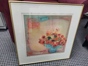 lot 24 image: Limited Edition Framed Art by Delval