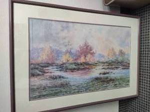 lot 23 image: Large Framed Art