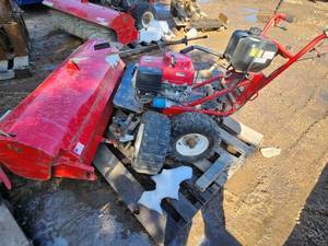 lot 11 image: Used Turf Teq Multi-Use Brush Attachment with Honda GXV390 Engine