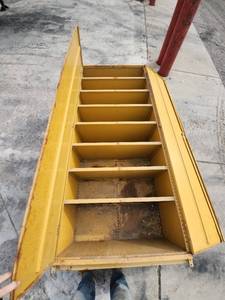 lot 50 image: Yellow Metal Storage Cabinet