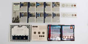 lot 6 image: Mint Coin Lot - WWII Tribute Series, US Nickel Collector Set, Silver Coins