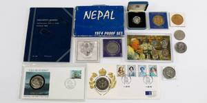 lot 38 image: Foreign Coin & Token Lot