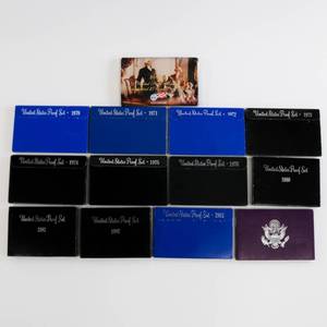 lot 31 image: United States Proof Coin Lot 1970-1983