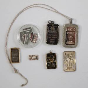 lot 74 image: Silver Bar Lot - 39 Grams .999 Silver