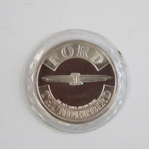 lot 72 image: 1 Oz Silver Round - Ford Thunderbird 1955