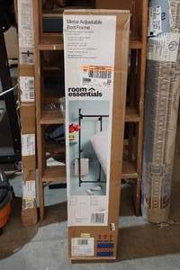 lot 15A image: Room Essentials Metal Adjustable Bed Frame -TwinFullQueen