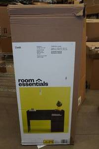 lot 20 image: Room Essentials Desk -Espresso Woodgrain Finish