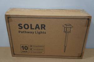 lot 36 image: 10-Pack Solar Pathway Lights
