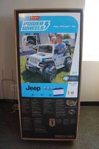 Fisher Price Power Wheels Jeep Wrangler 4xe for Ages 3-7