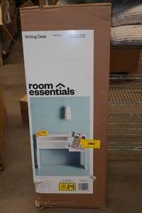 lot 17 image: Room Essentials Writing Desk -White Finish