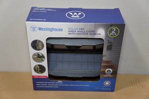 lot 35 image: Westinghouse Solar LED Area Wall Light with Motion Sensor 2-Pack