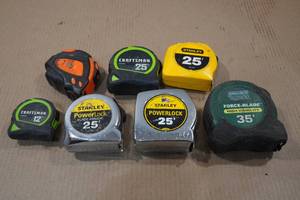 lot 135 image: Assorted Tape Measures