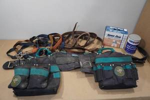lot 152 image: Assorted Tool Belts and Accessories