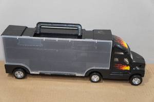 lot 249 image: Semi Hot Wheels Cars Storage Truck