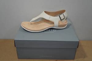 lot 273 image: Vionic Womens Leather T-Strap Terra Sandals -Size 7
