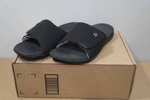 lot 278 image: Vionic 24Kiwi Orthotic Slides -Size 8