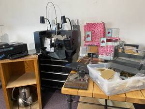 Instant Business; Operating Signature Engraving System, Foil Transfer Attachment, Engravable Items