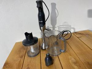 lot 54-A2025 image: Breville 15 Speed Control Grip Interchangeable Stainless Steel Immersion Blender, ChopperBlender & Whip Mixer