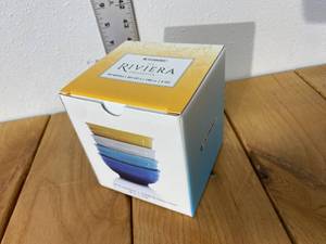 lot 60-A2025 image: New in Box, Discontinued Le Creuset The Riviera Collection Finger  Dip  Prep Bowls in Nautical  Beach Colors