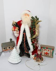 lot 67 image: Christmas Decor Lot  Festive and Cheerful