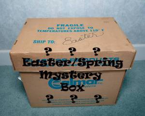 lot 70 image: Mystery SpringEaster Decor Lot  Seasonal Surprises Inside